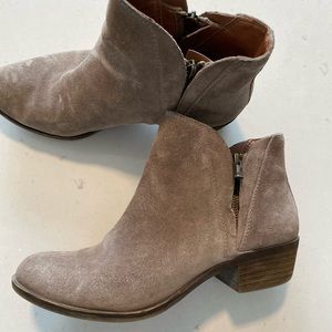 Lucky Brand Suede Booties